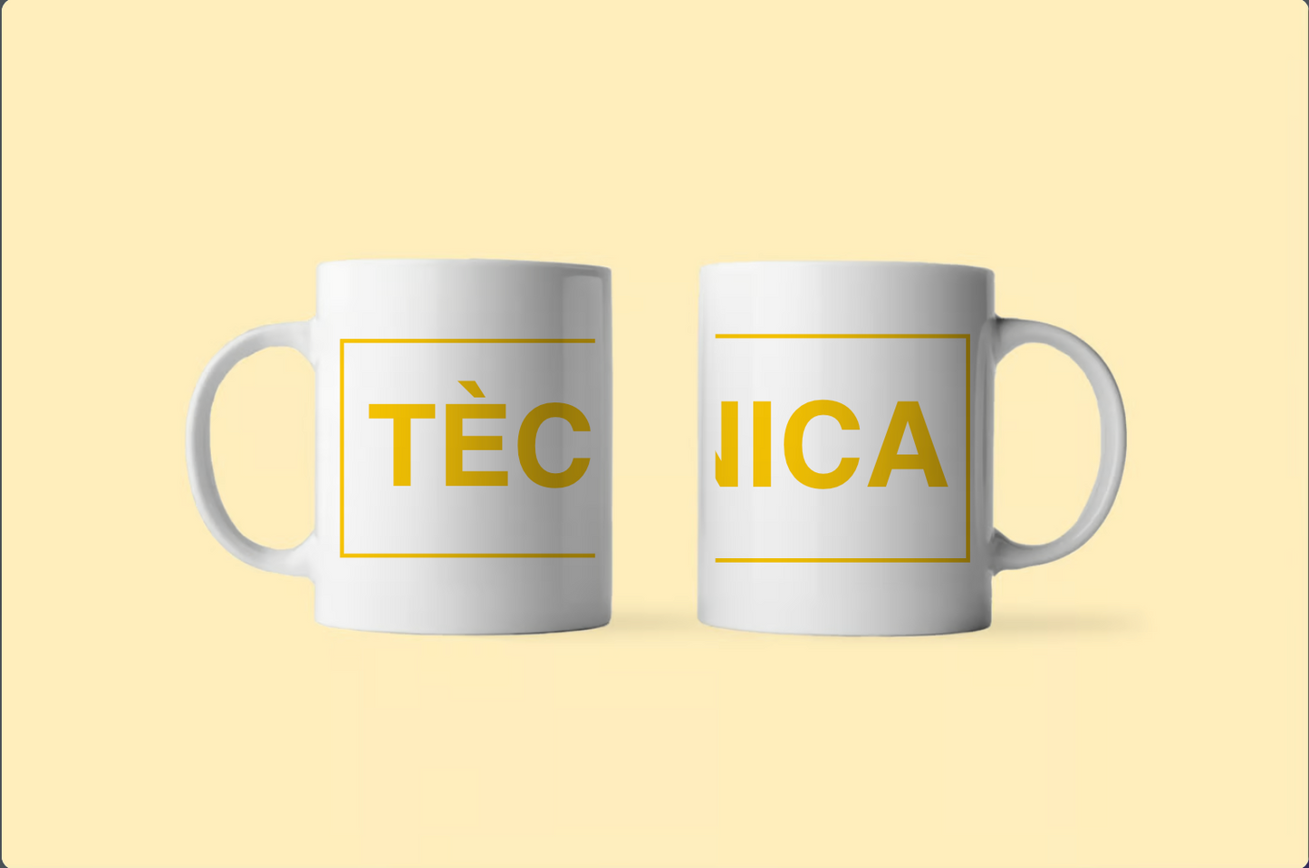 Taza de cerámica personalizadle con el puerto de trabajo en emergencias